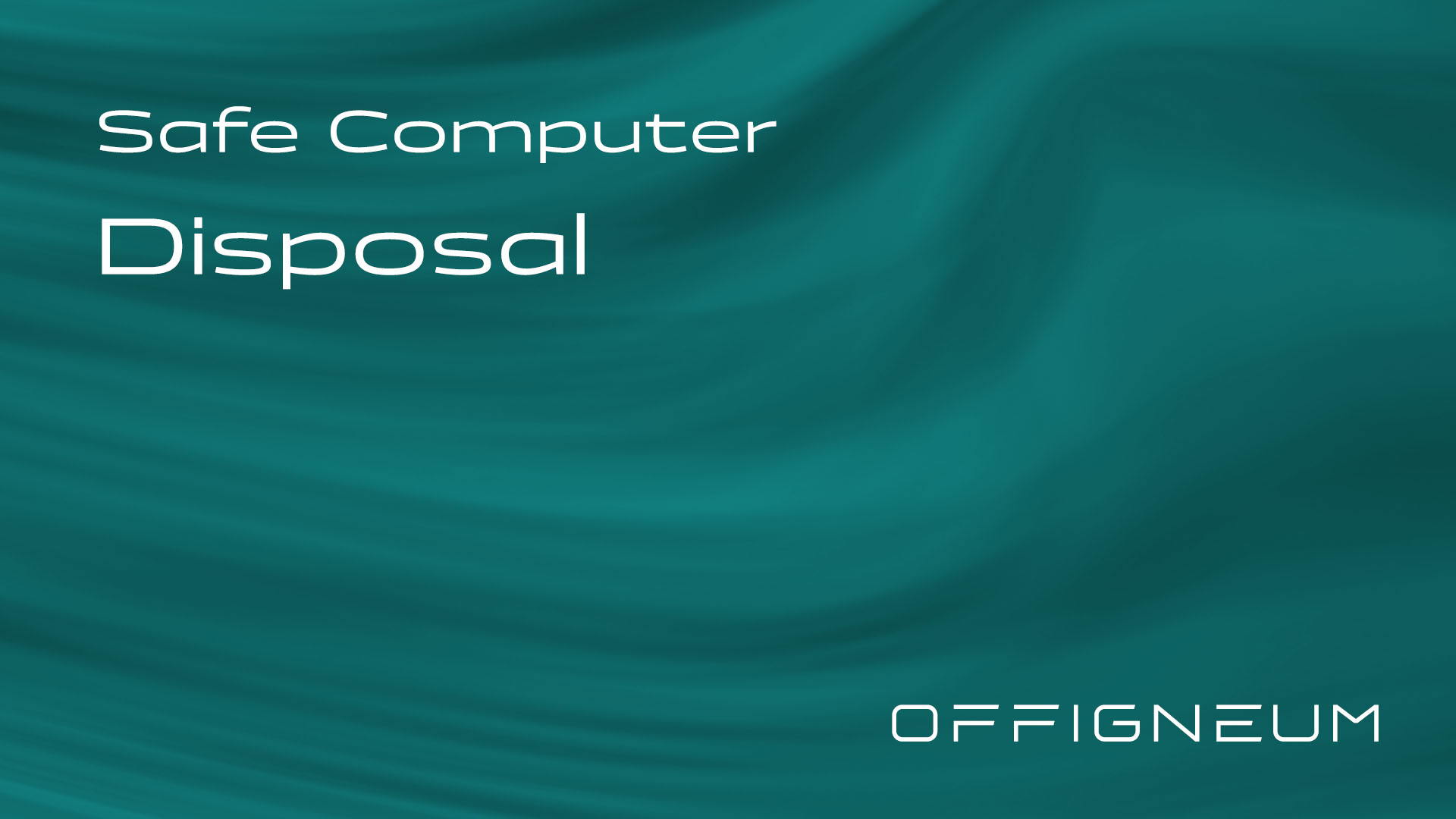 Safe Computer Disposal - Simple Guide: Why "Deleted" Files Can Still Be Found