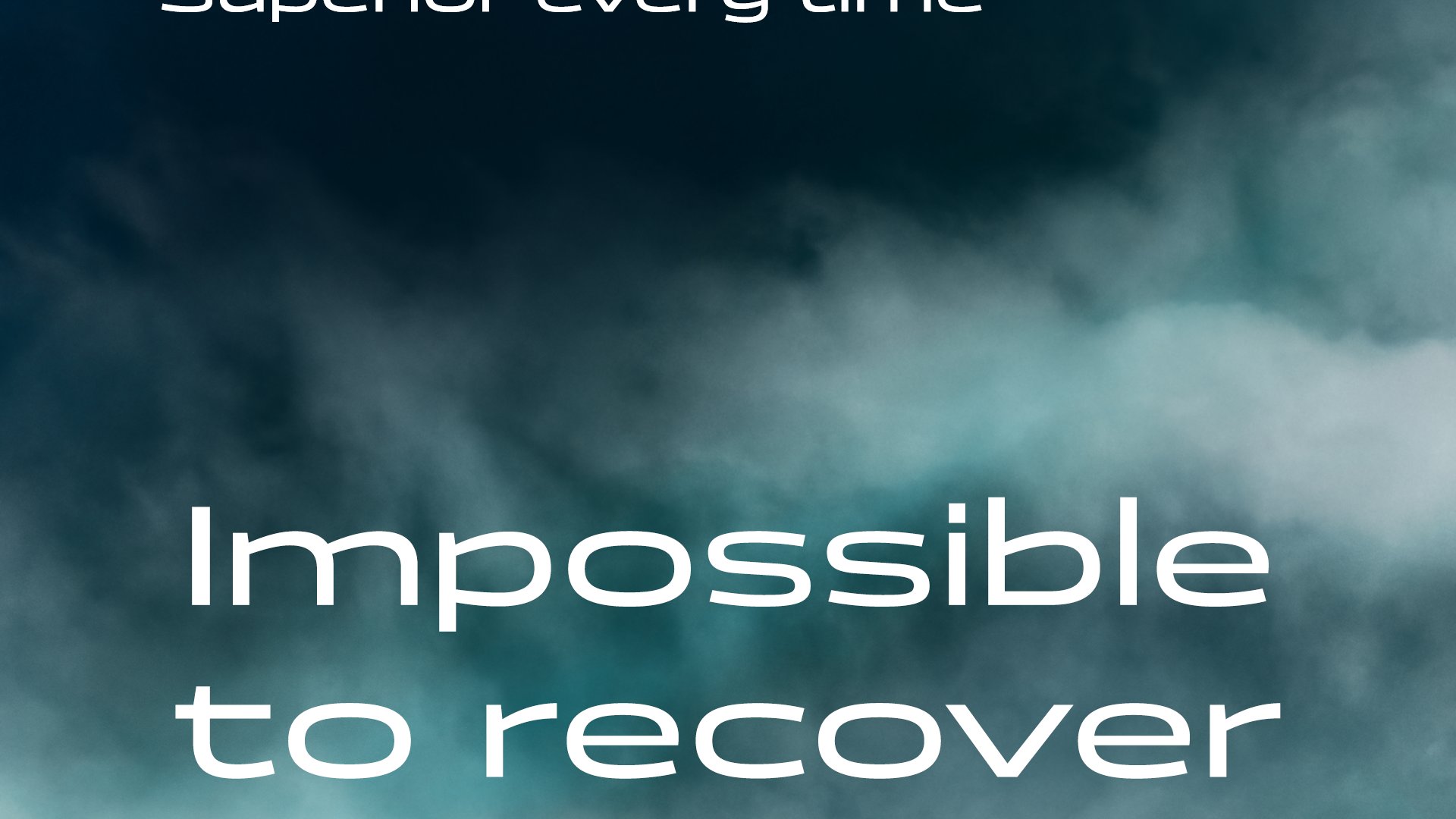 MacGlacio: Impossible to recover. Files shredded by MacGlacio are impossible to recover.