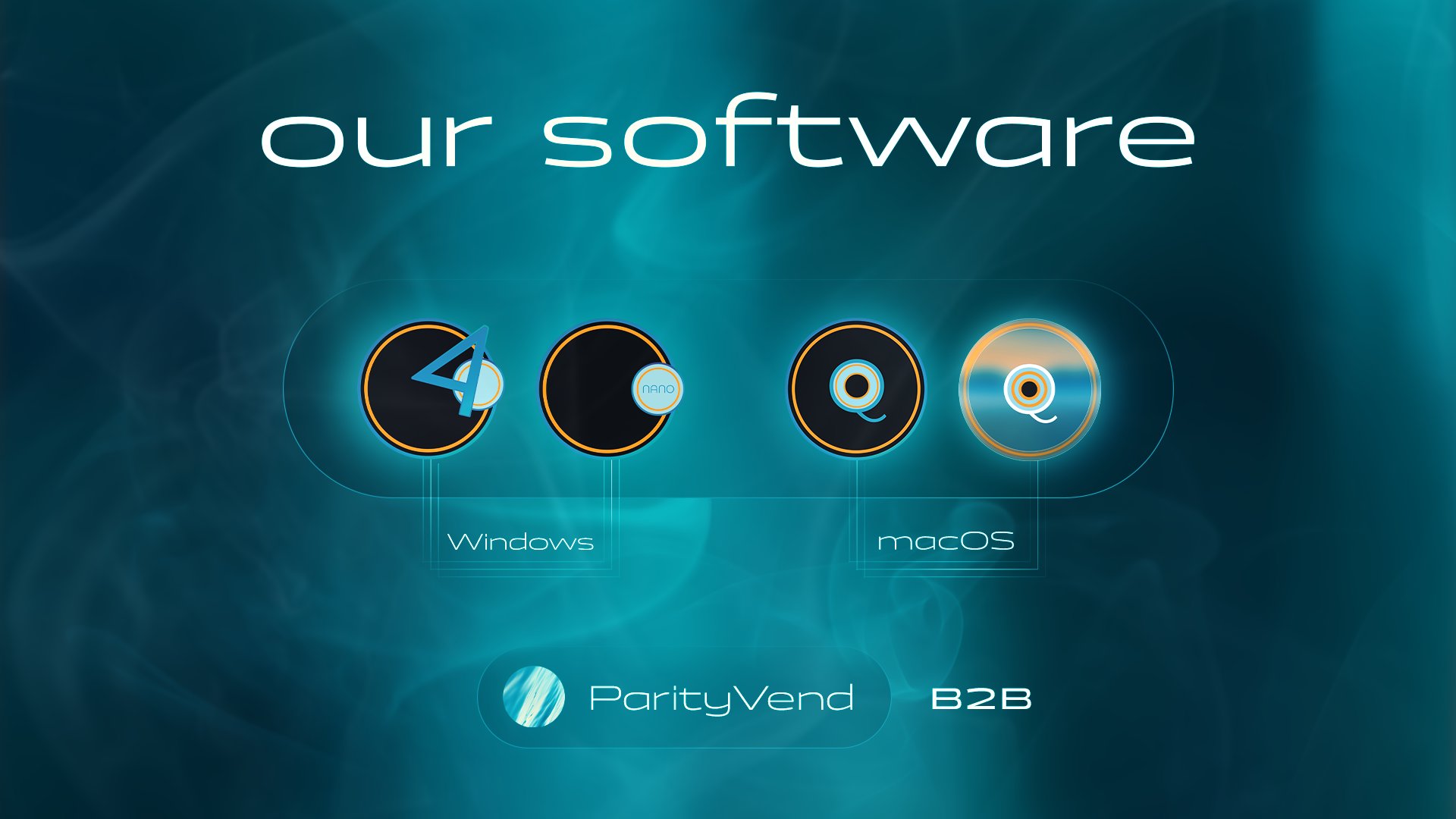 Our software: 4-Organizer Ultra, 4-Organizer Nano, MyQuickMac Neo, MyQuickMac Lite. ParityVend - B2B.