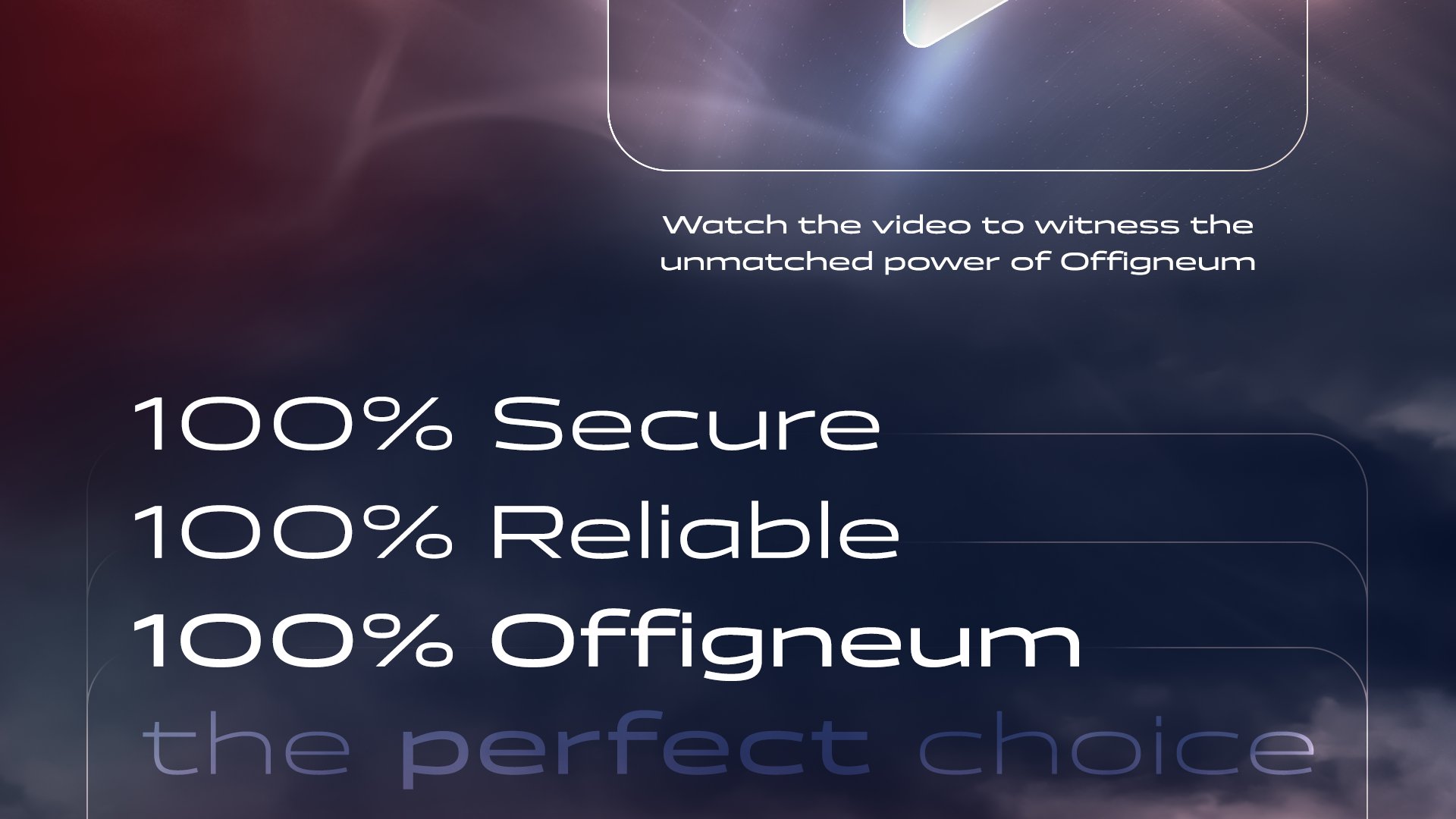 100% Secure, 100% Reliable, 100% Offigneum: the perfect choice.